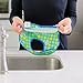 Bumkins Disney Baby Waterproof SuperBib 2 Pack, Monsters Inc. (Gray/Green) (6-24 Months)
