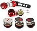 Cade Red and White High Intensity LED Aluminum Alloy Waterproof Led Front and Rear Bicycle/bike Safety Light Set, 1 White Headlight (Front Light) and 1 Red Taillight (Rear Light) for Cycling Safety Flash Light/dual-safety Protection