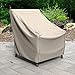 Budge P1W02PM1 English Garden Patio Chair Cover Heavy Duty and Waterproof, Large, Tan Tweed