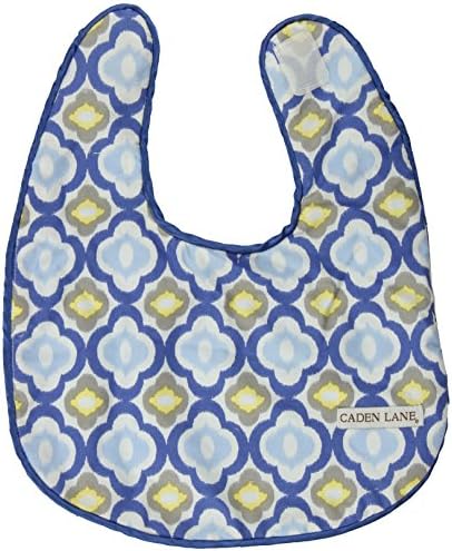 Caden Lane Ikat Collection Bib Set, Mod Blue, 2-Count