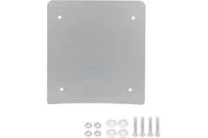 SMOTRCC SMOTCC Tour Pack Plate, Inner Metal Base Plate Kit for 2014+ Harley Touring Models, Compatible with Harley Touring Rushmore Chopped King Tour Pak Razor Touring Pack, 2mm Silver