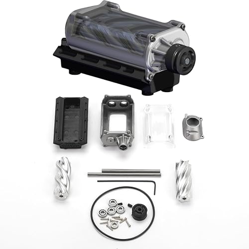 EnuoChbuild V8 Supercharger Model with Metal Moving Parts, MAD RC 1:10 ...