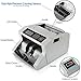 Upgraded Pyle Bill Counter, Cash, Automatic Counting Machine, Toploader, UV & MG Counterfeit Detection, UV Scanning, LCD Display, 1100 Pieces Per Min, U.S. & Canadian Dollar, Euros & Pound (PRMC400)