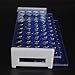 Bipee Scientific Detachable Test Tube Rack for Tubes of Dia.≤17mm, 50 Holes, PS Material (2pcs) (Tuberack-50x18)