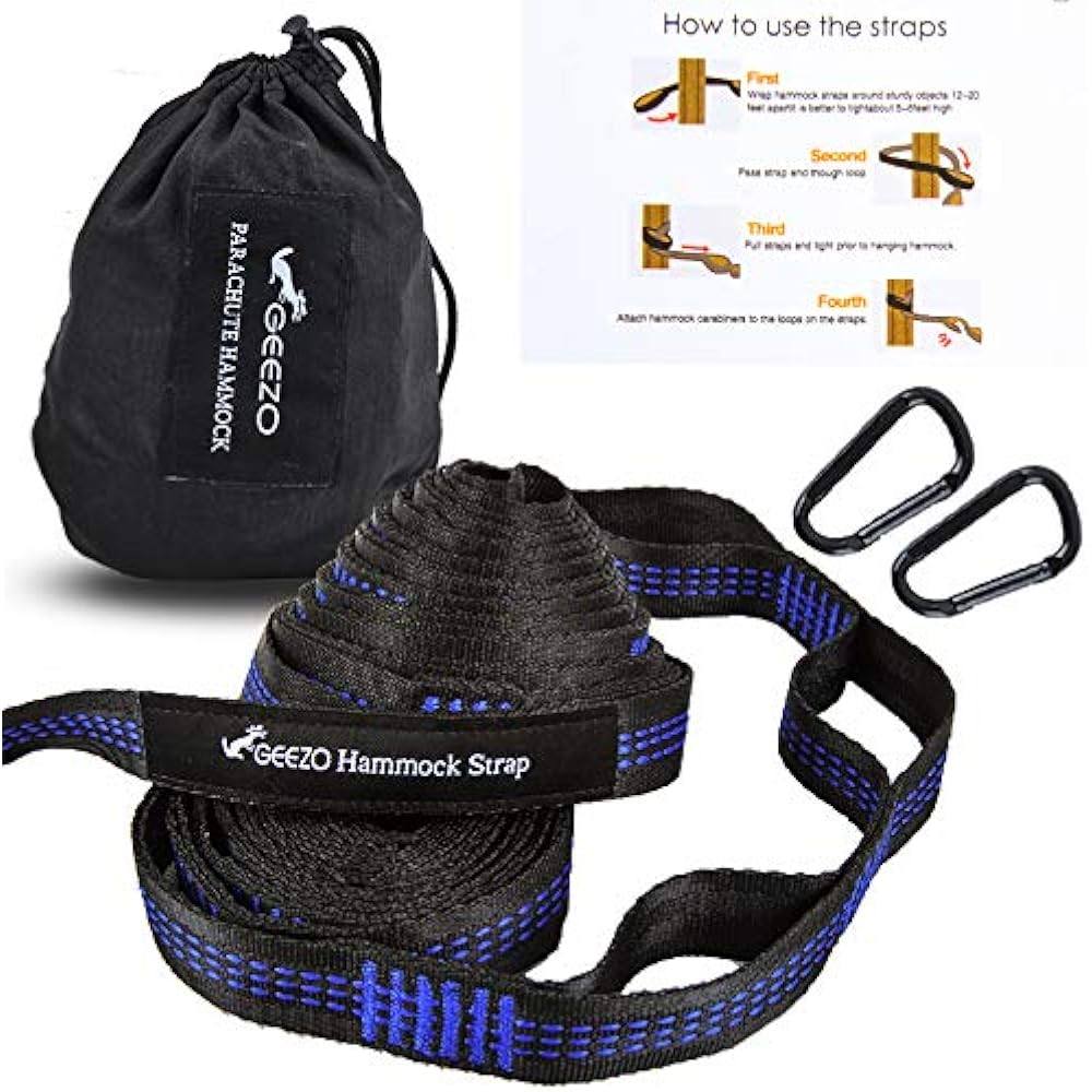 Hammock Straps, 40 Loops Combined With Two Extra Long 10ft XL Heavy
