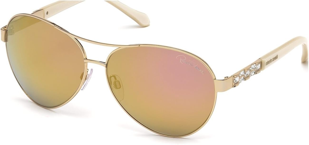 roberto cavalli rose gold sunglasses