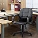 VIVA OFFICE Ergonomic Mid Back Office Chair, Bonded Leather Computer Task Chair
