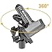 Anwenk Reflector Stand Holder Light Stand Bracket Mount Umbrella Bracket Photography Studio Heavy Duty Metal Clamp Holder for Reflector