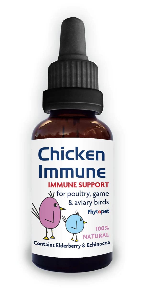Farm and yard remedies Phytopet Chicken Immune | 100% Natural Herbal Remedy | Helps Supports and Strengthen The Immune System | For Chickens, Birds | 50ml |