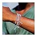 4Ocean Bracelet with Charm Made from 100% Recycled Material Upcycled Jewelry (Aqua)