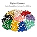 Joyous Journey Colorful Push Pins, 3/8 Inch Plastic Coated Round Head with 5/16 Inch Stainless Steel Point Thumb Tacks, 300 PCS (Black)