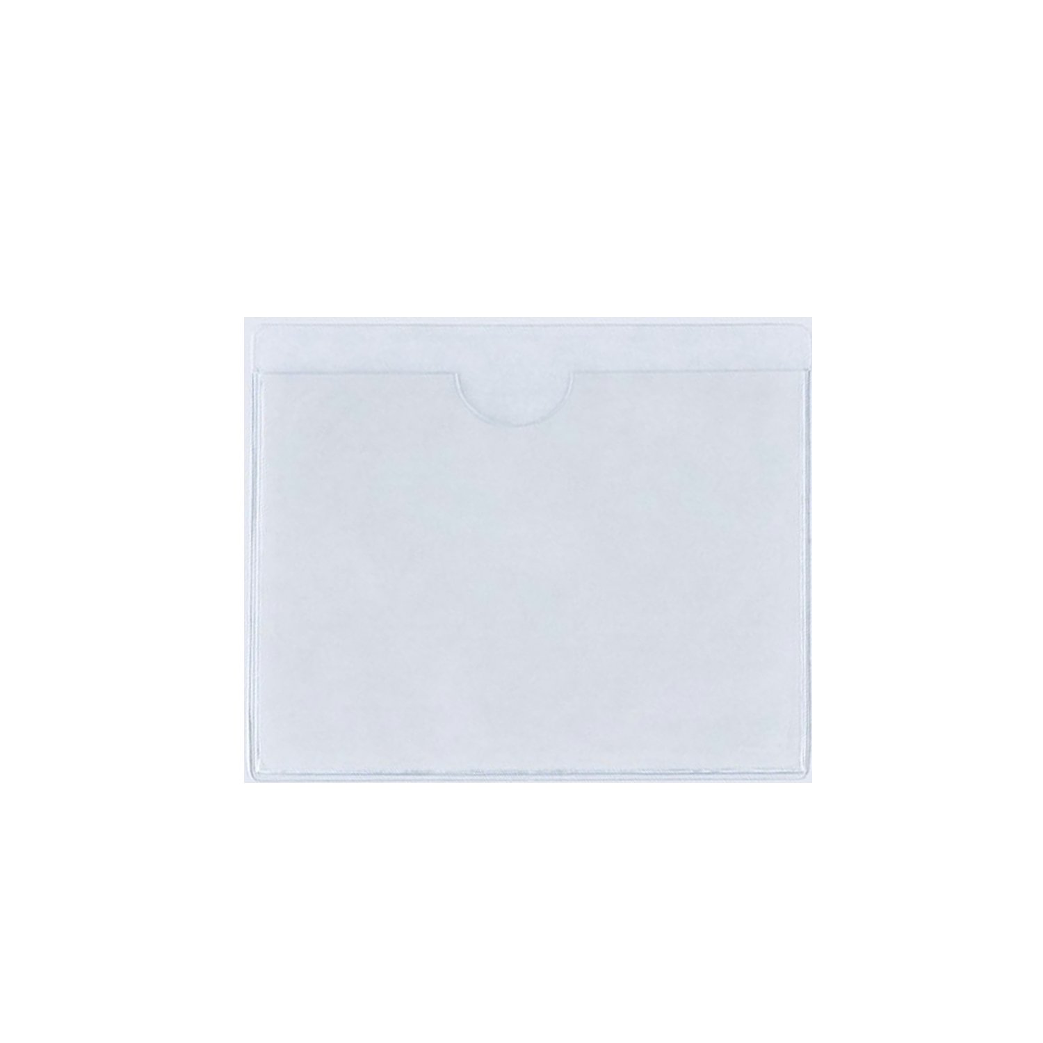 FGF-EU Transparent Self Adhesive Parking Permit Holder Pack of 1 Ticket and Note Sticky Back Protect Cover for Car, Badges, Windscreen