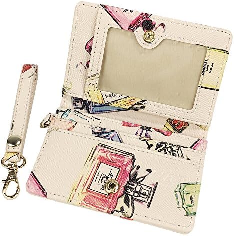Womens Credit Card Wallet PU Leather Card Holder Slim Front Pocket Wallet Small ID Coin Purse with RFID Blocking