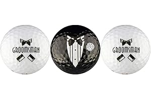 EnjoyLife Inc Groomsman Wedding Variety Golf Ball Gift Set