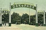 Sacramento, California - Entrance to Oak Park View (9x12 Collectible Art Print, Wall Decor Travel Poster)