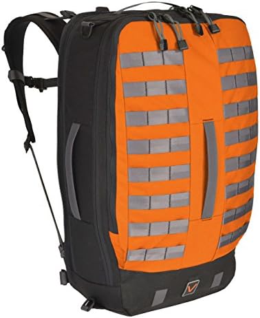 VelixThrive 35 Convertible Travel Laptop Backpack, Orange, Men's Medium (VLX-THR35M-ORG-M)
