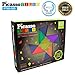 PicassoTiles Kids Toy Building Block Set Glow in The Dark Children Construction Kit Magnet Tiles Magnetic STEM Interlocking Playboard Educational Learning Stacking Blocks Child Brain Development PT60