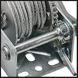 Einhell TC-WI 500 Manual Cable Winch 500 kg 10 m Wire Non-Slip Grip view 3