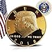 The Official 2018 Gold Donald Trump Commemorative Coin - Authentic 24k Gold Collectible Coin of 45th President of the United States - Republican Collectibles Challenge Memorabilia Gift [CASE INCLUDED]