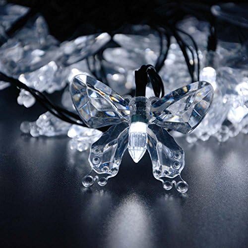 Tozz Pro ® Chrismas Hallowen Battery Operated 40 Butterfly Leds Fairy String Lights, Decoration Lights (White Butterfly)