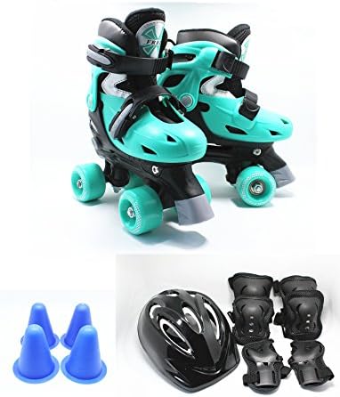 Xtreme Free Fun Roll Adjustable Roller Skates … (green, small)