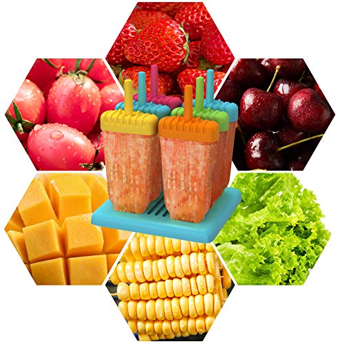 5 Ozera+Reusable+Popsicle+Molds+Maker