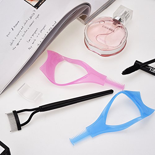 image for Bememo 5 Pieces Makeup Eyelash Tool Set, Eyelash Comb Curler Eyebrow G