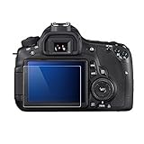 PCTC Tempered Glass Screen Protector Skin Film for Canon EOS 750D 760D 700D Rebel T6i Anti-scrach Anti-Fingerprint High Transparency Waterproof Foils
