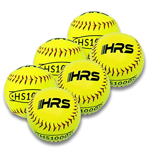 Hit Run Steal Fast Pitch/Slow Pitch Practice Softballs Size 12 Inch