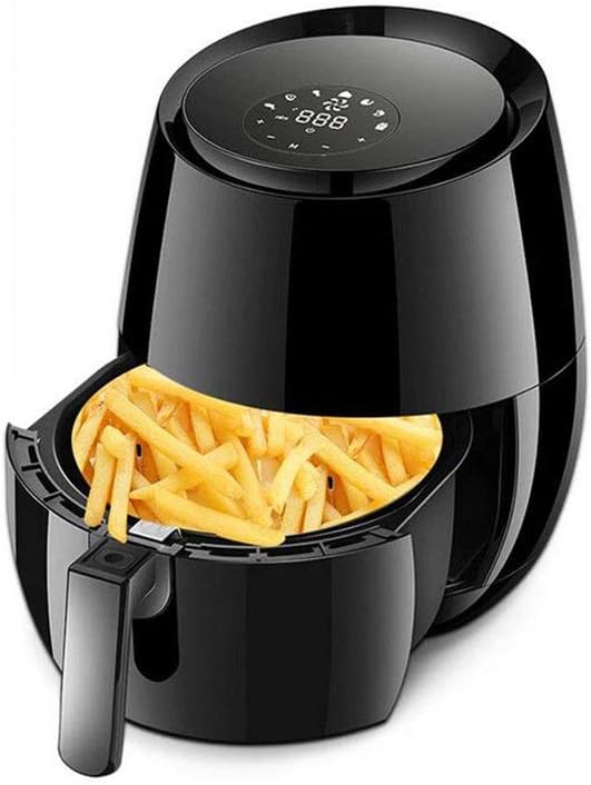 Genrics MMDGG Air Fryer Electric Hot Air Fryers Oven Oilless Cooker,Preheat Shake Reminder, LED Touch Digital Screen,Nonstick Basket