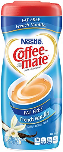 Coffee-mate french vanilla, fat free powdered coffee cr…