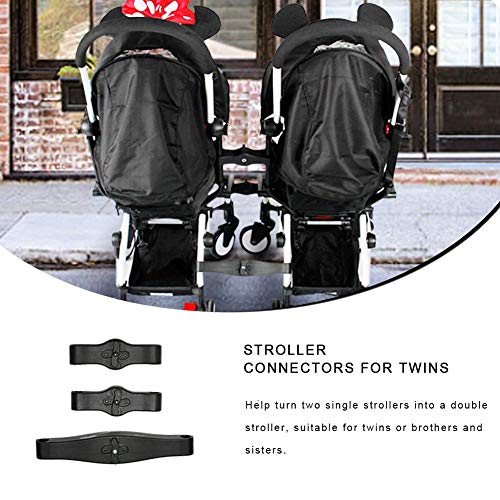 Owlhouse Stroller Connector for YOYO Stroller Connector, 2-in-1 Stroller Connector, Dual Stroller Connection for Aiqi/Yoya/Kidd/VOVO