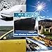 Big Ant Side Windsow Snow Cover, Ultra Thick Car Side Window Snow and Ice Cover 100% Waterproof Frost Guard Protector for Cars Trucks Vans & SUVs (Black-2PCS)