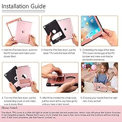 BENTOBEN Case for iPad Air 2/iPad 9.7 2017/2018/Pro