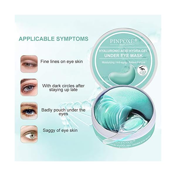 Under-Eye-Mask-Collagen-Eye-Mask-Anti-Aging-Eye-Patch-Collagen-Eye-pads-Eye-Treatment-Mask-for-Puffy-Eyes-Bags-Dark-Circles-and-Wrinkleswith-Collagen-Hyaluronic-Acid-Hydrogel Under Eye Mask, Collagen Eye Mask, Anti Aging Eye Patch, Collagen Eye pads, Eye Treatment Mask, for Puffy Eyes & Bags…