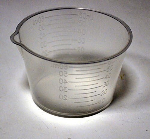 100 x 60ml medicine pot measuring measure cups gallipots craft glue paint pots by Kleen Products