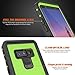PunkCase Galaxy Note 9 Waterproof Case, [StudStar Series] [Slim Fit] [IP68 Certified] [Shockproof] [Dirtproof] [Snowproof] Armor Cover for Samsung Galaxy Note 9 [Light Green]