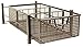 Deco Brothers Pull Out Cabinet Sliding Basket with Dividers Open Top, Medium, Bronze