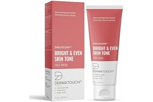 D.e.r.m.a.t.o.u.c.h Dailyglow Bright & Even Skin Tone Face Wash with Niacinamide, Vitamin E, Kojic Acid, 70g