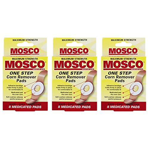 Mosco One-Step Medicated Corn Remover Pads | Maximum Strength | 8-Count per Pack | 3-Pack - Thumbnail 7