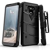 LG G6 Case, Zizo [Bolt Series] with FREE [LG G6 Screen Protector] Kickstand [12 ft. Military Grade Drop Tested] Holster Belt Clip - LG G6
