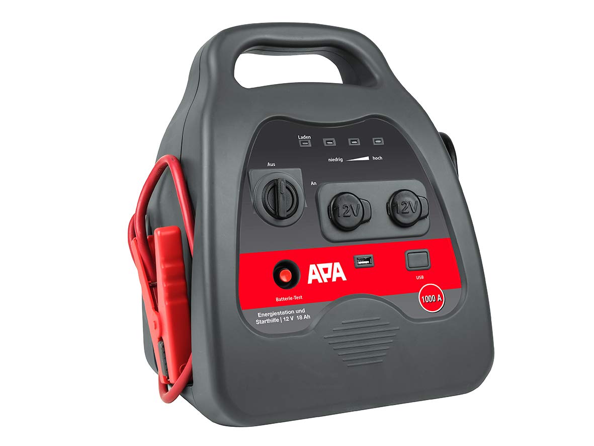 PA APA 16644 Power Pack Bully Smart with Jump Starter 1000 A, black