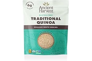 Ancient Harvest Organic Quinoa, Traditional, 27 oz. Bag, Essential Gluten-Free Whole Grain Quinoa Packed with Protein, An Easy to Prepare Supergrain