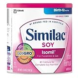 Similac Isomil Soy Infant Formula with Iron, Powder-12.4 oz (352 g)