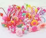 Cuhair(tm) 20pcs cute kid Girl baby Assorted Elastic Ponytail Holders Hair Tie Assorted Rope Rubber Bands Accessories Scrunchie