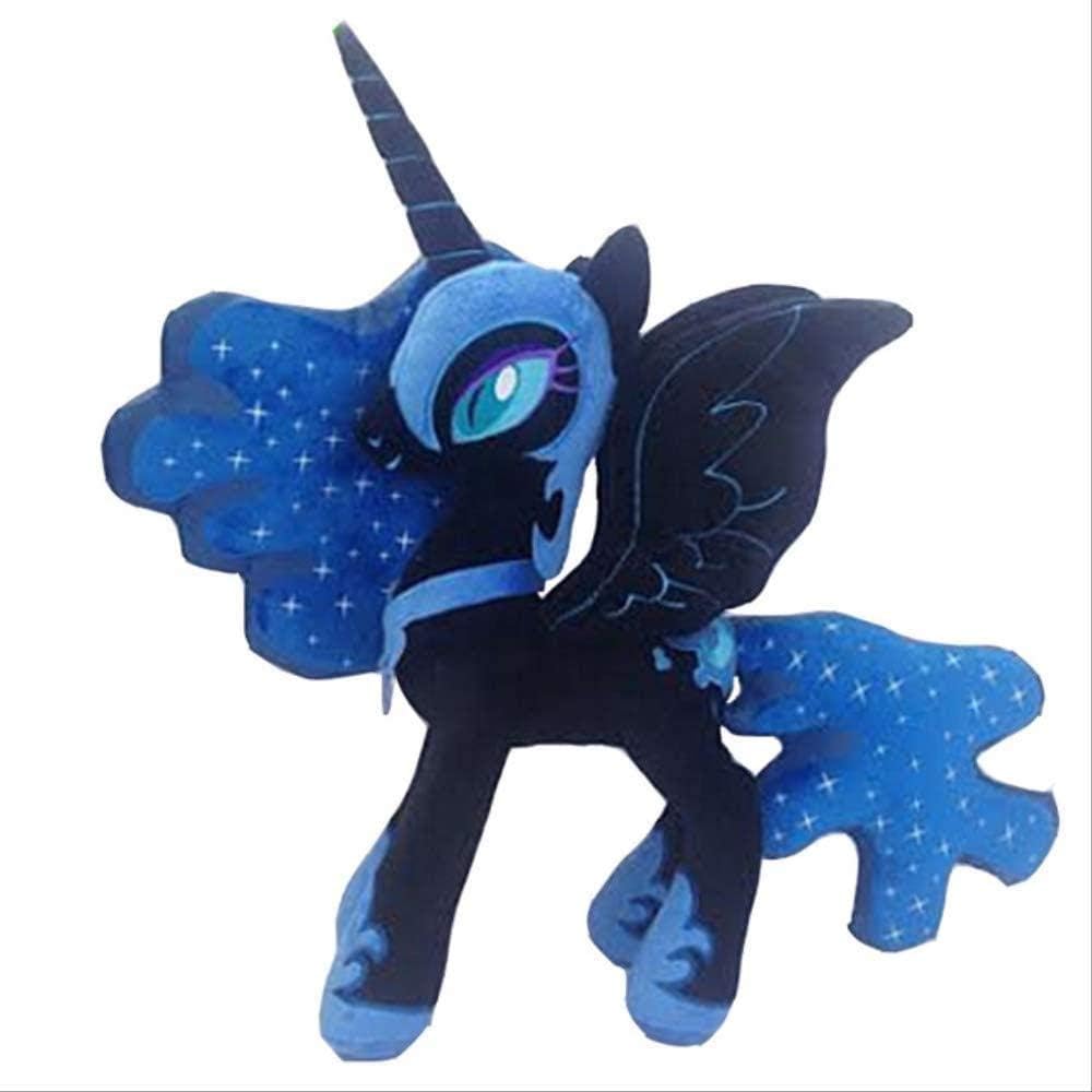 Amazon Com Jjwyd Plush Toys My Little Pony Cute Stuffed Doll Soft Unicorn Princess Luna Celestia Queen Chrysalis Anime Girls 38cm Nightmare Moon Furniture Decor