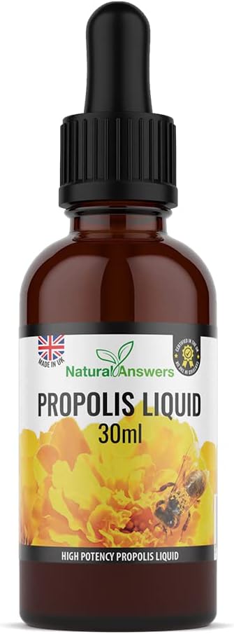 Natural Answers Bee Propolis Liquid 30ml Alcohol-Free Skin & Throat Health
