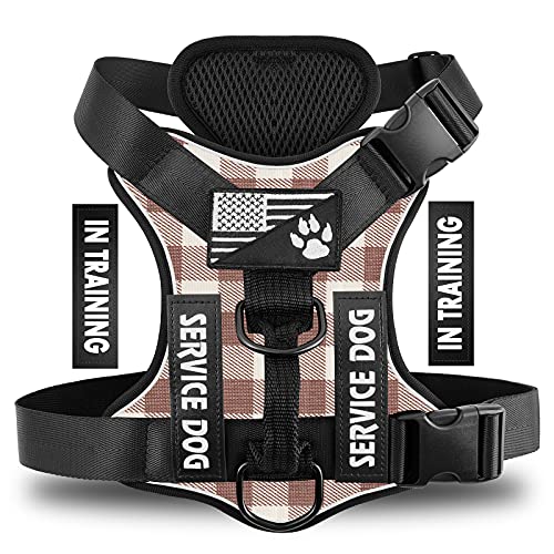 Demigreat Service Dog Harness, Reflective Dog Vest