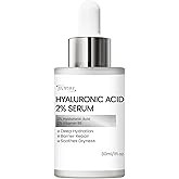 Jtopyrt 2% Hyaluronic Acid Serum for Face: 30 ml for Intense Hydration Lesser Fine Lines Helps with Skin Dryness For All Skin