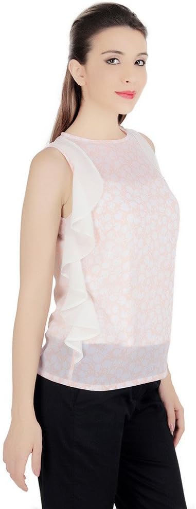 Gudi Women's Printed Georgette Women Top